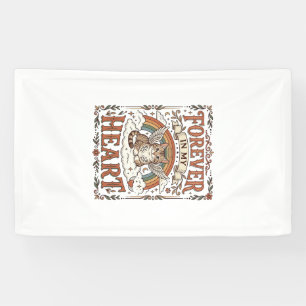 Für immer in meinem Herzen Katzen-Gedenk Regenboge Banner