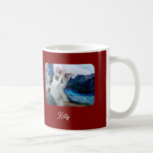 Für immer in meinem Herzen, Katzenfoto Name anpass Kaffeetasse