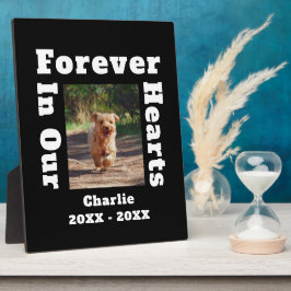 Für immer in unserem Beileid für Herzklopfen Fotoplatte