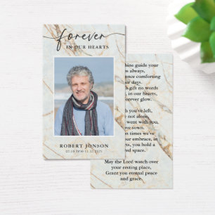 Für immer in unserem Hearts Beerdigungsgebet