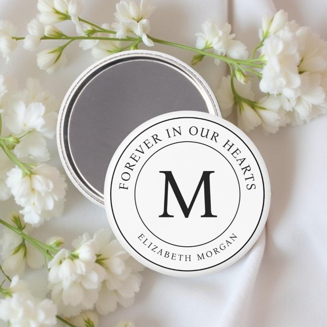 Für immer in unserem Hearts Funeral Memorial Moder Magnet (Von Creator hochgeladen)