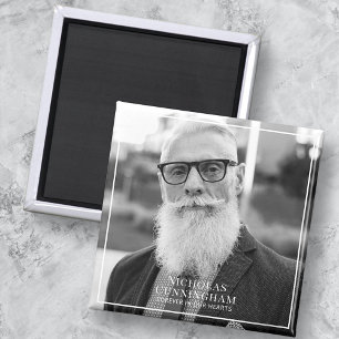 Für immer in unserem Herzen Foto Memorial Keepake Magnet