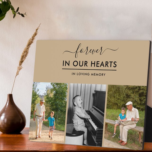 Für immer in unserem neutralen Beige des Hearts Me Fotoplatte (Von Creator hochgeladen)