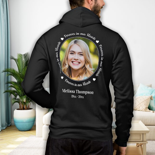 Für immer in unserem Personalisierten Bildgewerbe Hoodie (Von Creator hochgeladen)
