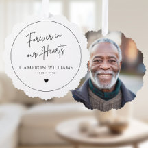 Für immer in unseren Herzen Denkmal Foto modern we