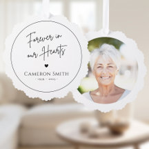 Für immer in unseren Herzen Denkmal Foto moderne D