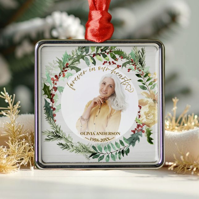 Für immer in unseren Herzen | Gedenkstätte für das Ornament Aus Metall (Von Creator hochgeladen)