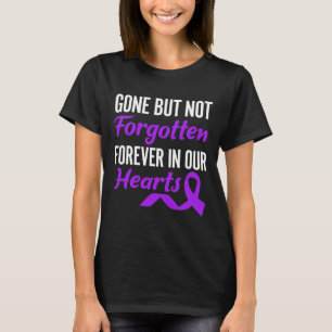 Für immer in unseren Herzen, nicht vergessen, Ende T-Shirt
