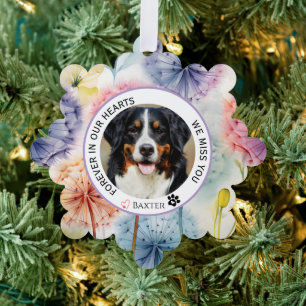 Für immer in unseren Herzen Pet Paper Ornament Car Karte