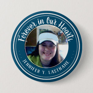 Für immer in unserer Erinnerungsschaltfläche fü Button