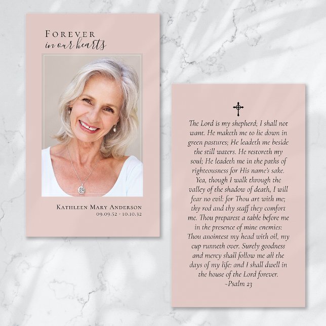 Für immer in unserer Foto-Gedenkkarte (Von Creator hochgeladen)