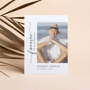 Für immer in unserer Gedenkkarte für die Herzbeerd