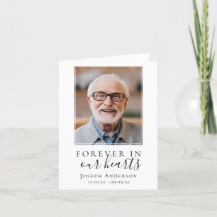 Für immer in unserer Gedenkkarte für Herzklopfen