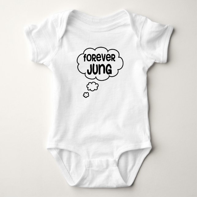 Für immer Jung Baby Strampler (Vorderseite)