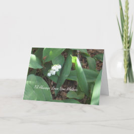 Für immer Karte der Liebe-Mutter Tages