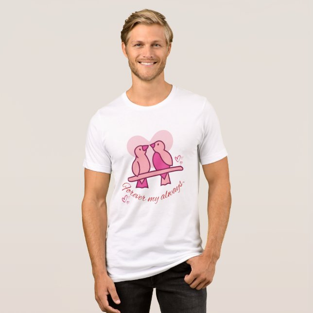 Für immer mein Immer Tri-Blend Shirt (Vorderseite voll)