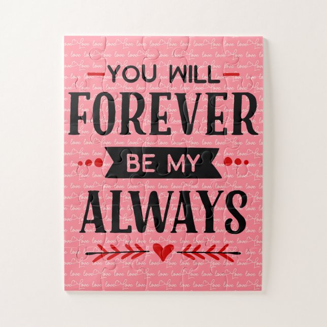 Für immer mein puzzle (Vertikal)