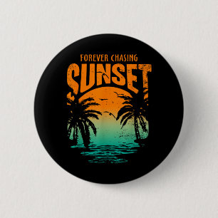 Für immer Sonnenuntergang Workout Sommer Casual Button