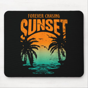Für immer Sonnenuntergang Workout Sommer Casual Mousepad