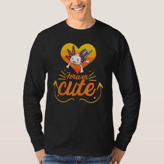 Für immer süßer Axolotl Frauen Mexikanischer Fisch T-Shirt