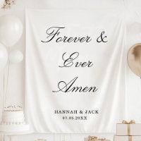 Für immer und ewig Amen Hochzeits-Engagement-Party