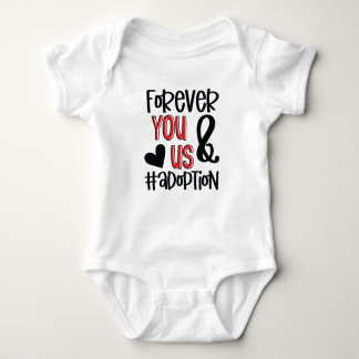 Für immer und für uns Adoption Bodysuit Baby Strampler