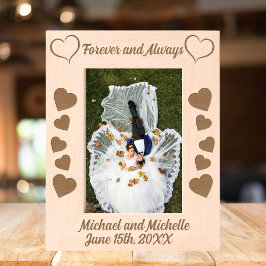 Für immer und immer mit Laser geätzte Bilderrahmen Rahmen