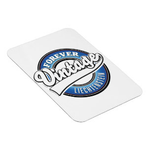 für immer Vintages liechtensteinisches Logo Magnet