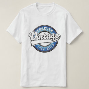 für immer Vintages liechtensteinisches Logo T-Shirt