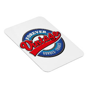 für immer Vintages Logo von Gordes France Magnet
