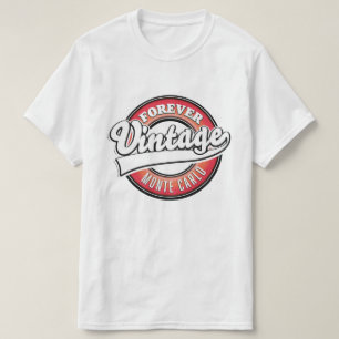 für immer Vintages Monte-Carlo-Logo T-Shirt