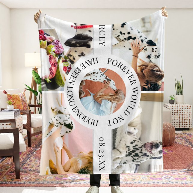 Für immer wäre nicht lange genug gewesen | Pet Los Fleecedecke (Von Creator hochgeladen)