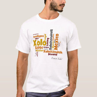 Für immer Xolo Wort-Wolken-T - Shirt