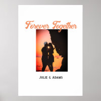 für immer zusammen Foto Name Datum Paar Hochzeit r