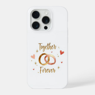 Für immer zusammen Romantische Handyhülle iPhone 15 Pro Hülle