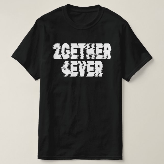 für immer zusammen T-Shirt (Design vorne)