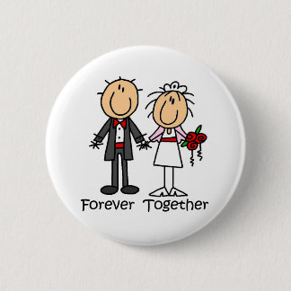 Für immer zusammen T - Shirts und Geschenke Button