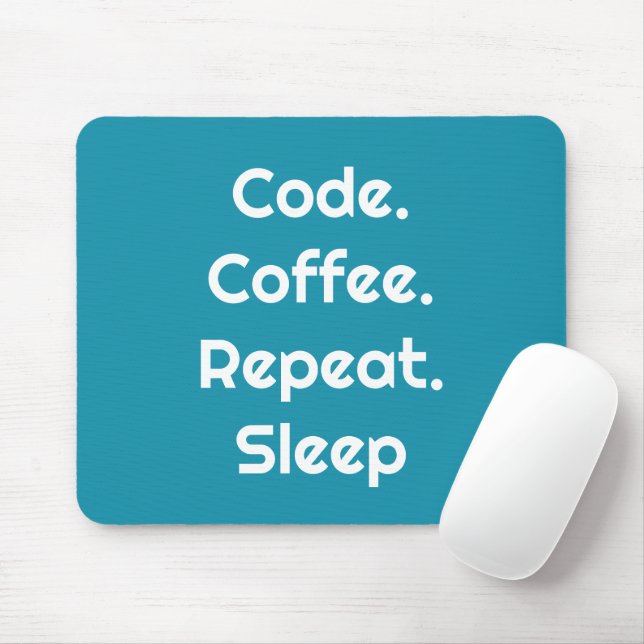Für Ingenieure – Code. Kaffee. Schlafmauspad Mousepad (Mit Mouse)