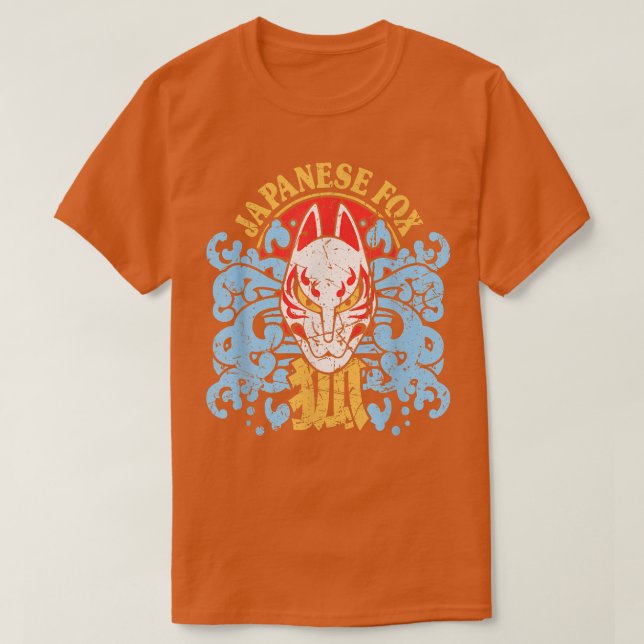 Für Japanisch Kitsune Inari Japan Fo Maske Japanis T-Shirt (Design vorne)