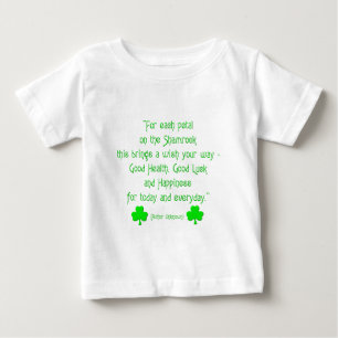 Für jede Blüte auf dem Kleeblatt.. Baby T-shirt