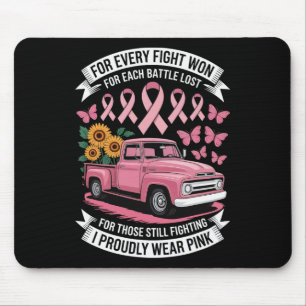 Für jede Schlacht habe ich stolz rosa Support Aw g Mousepad