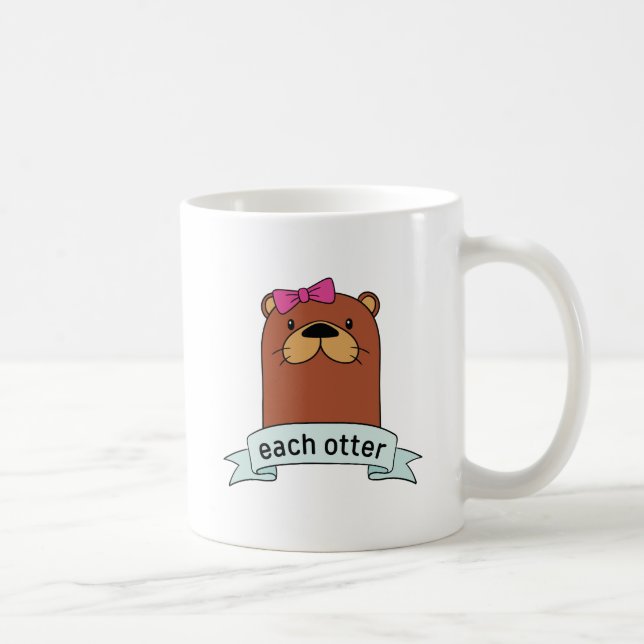 Für jedes Otter hergestellt Kaffeetasse (Rechts)