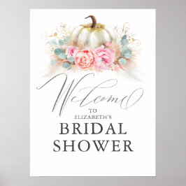 Für jedes Party - Pumpkin Pink Blume Poster