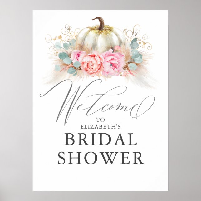 Für jedes Party - Pumpkin Pink Blume Poster (Vorne)