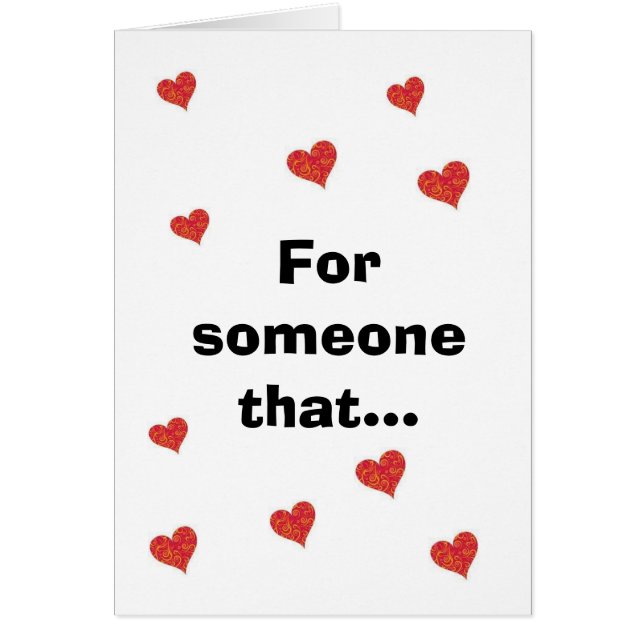 für jemand das (Vorne)