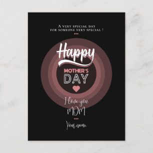 Für jemanden, der eine besondere Folienkarte hat Postkarte