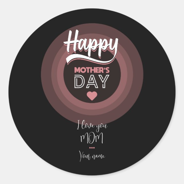 Für jemanden ganz besonders runder aufkleber (Vorderseite)