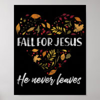 Für Jesus fällt er nie Christlichen Herbst-T-Verla