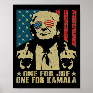 Für Joe One für Kamala Funny Trump 2024 Poster