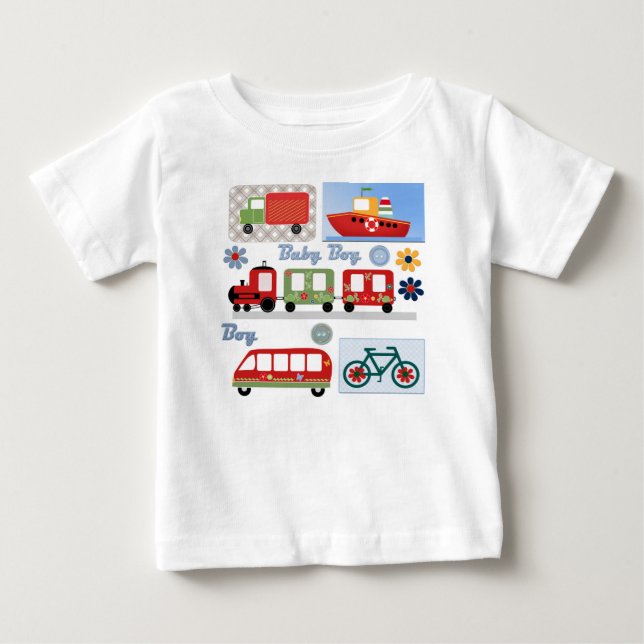 Für Junge Baby T-shirt (Vorderseite)